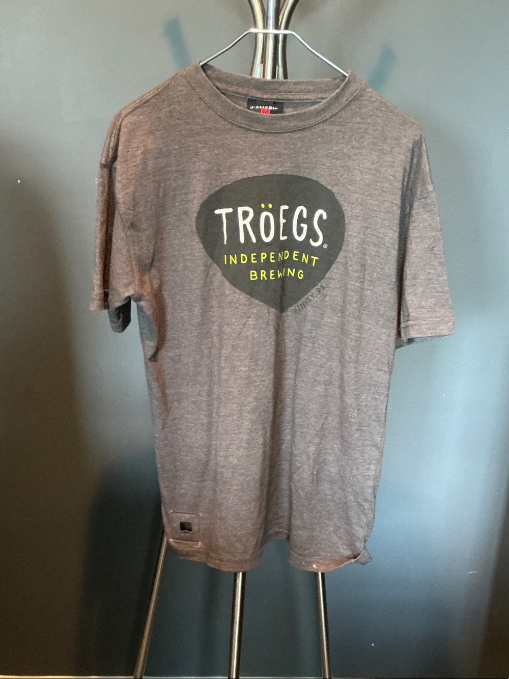 Independent Brewing Men's Gray Logo T-Shirt